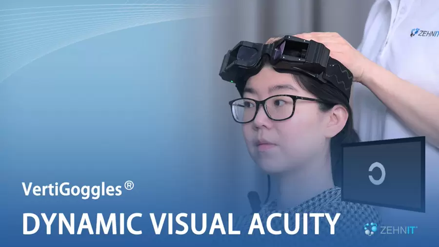 VertiGoggles&trade;チュートリアル | 動的視力検査の実施方法